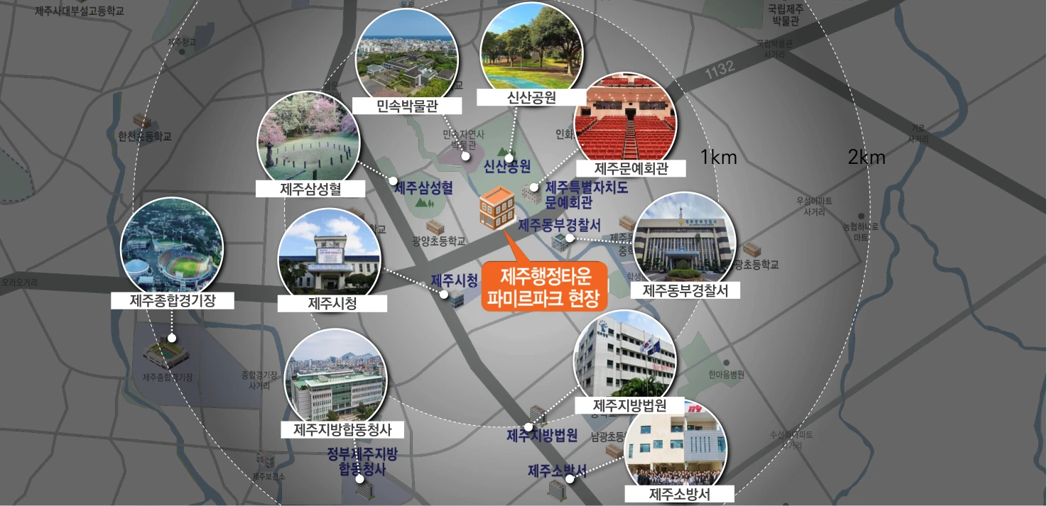 파미르파크 주변 입지 안내